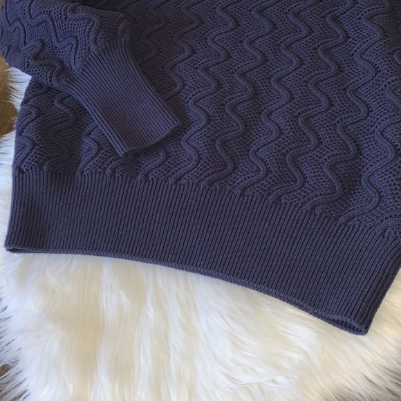 Ted Baker London Romanu Cotton Blend Pointelle Sweater Size 3 - Picture 16 of 16